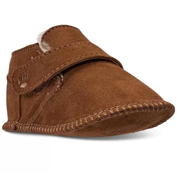 0-6M Bearpaw baby suede wool lined booties - Picture 1 of 6